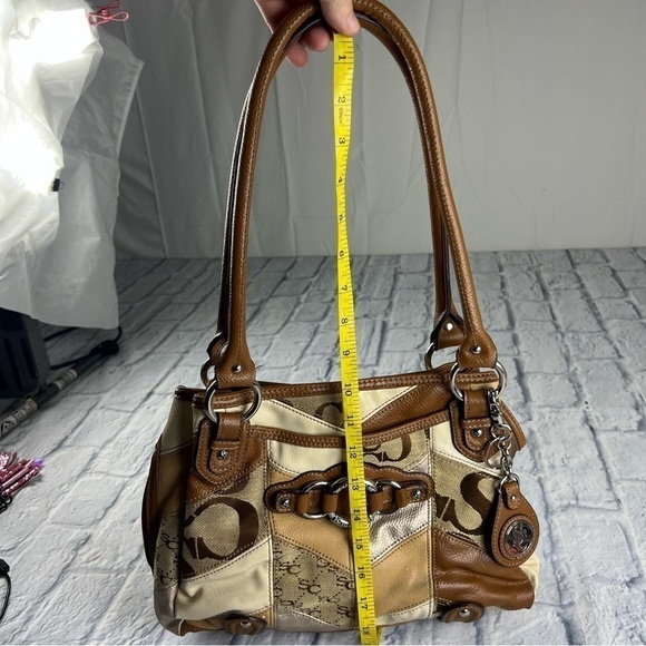 Sophia Caperelli bag brown/tan boho patchwork - Picture 1 of 16